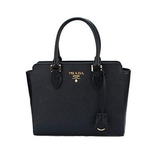 10 Best Designer Handbags 2018 - Prada Women's Saffiano Leather Shoulder Tote Handbag 1BA113